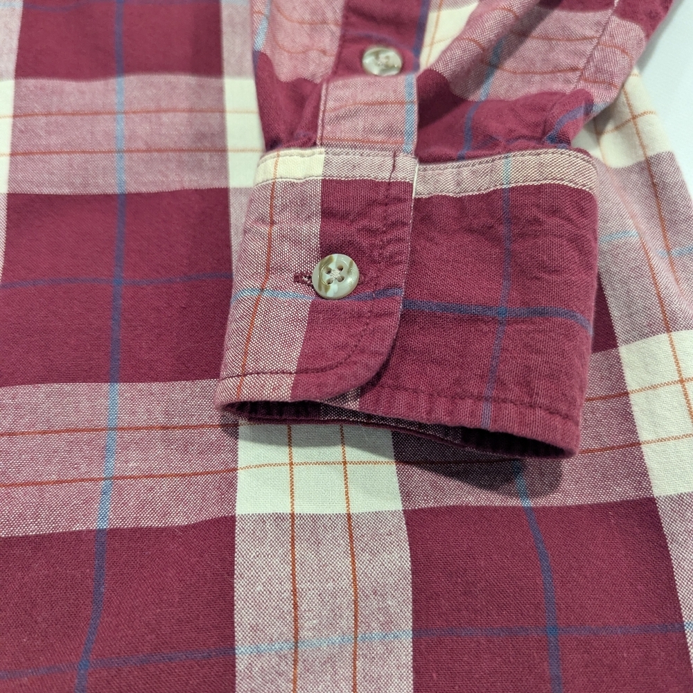 Vintage Wrangler Plaid Cotton Western Shirt - Picture 3 of 8